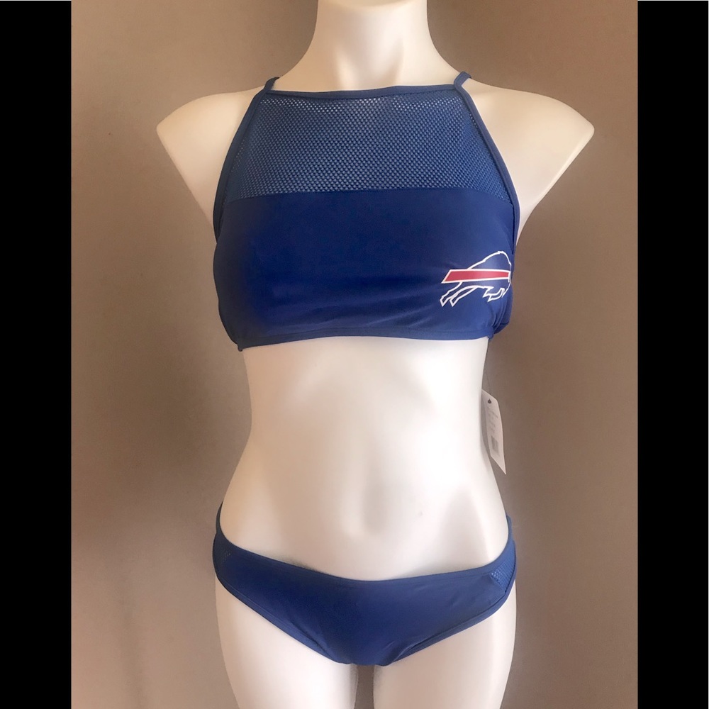 NWT Buffalo Bills Halter Bikini NFL Team Apparel M